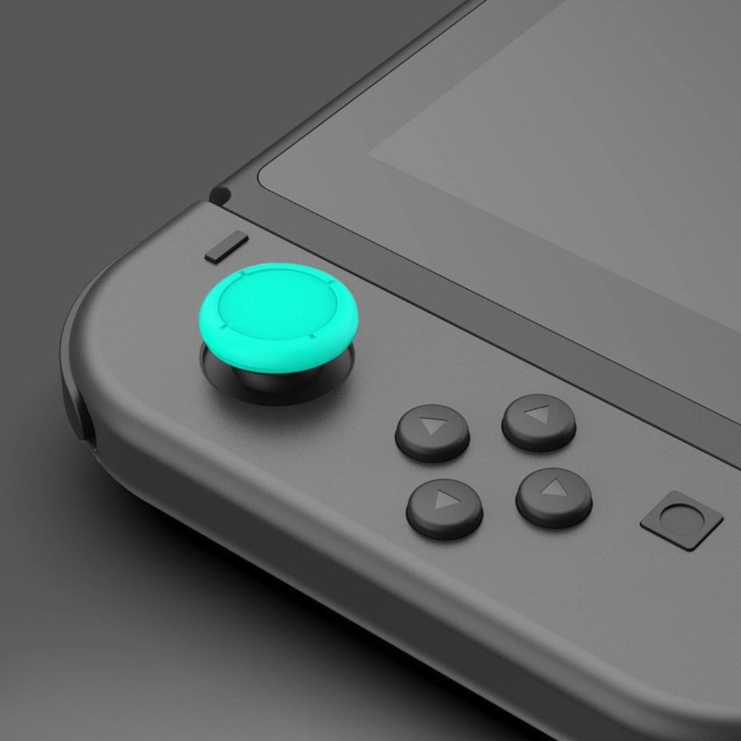 Nintendo Switch Lite グレー アナログスティックキャップ付き Nintendo Switch Joy-Con スティックカバー 2個セット Switch Lite対応