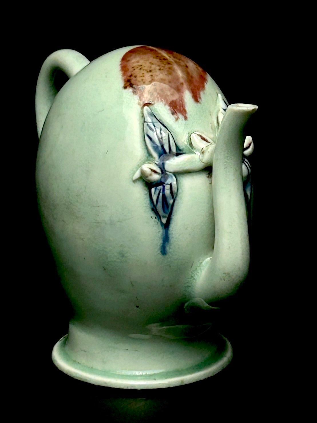 幽玄】李朝時代 桃型水注 時代 朝鮮 李朝 中国 唐 宋 明 唐物 古物