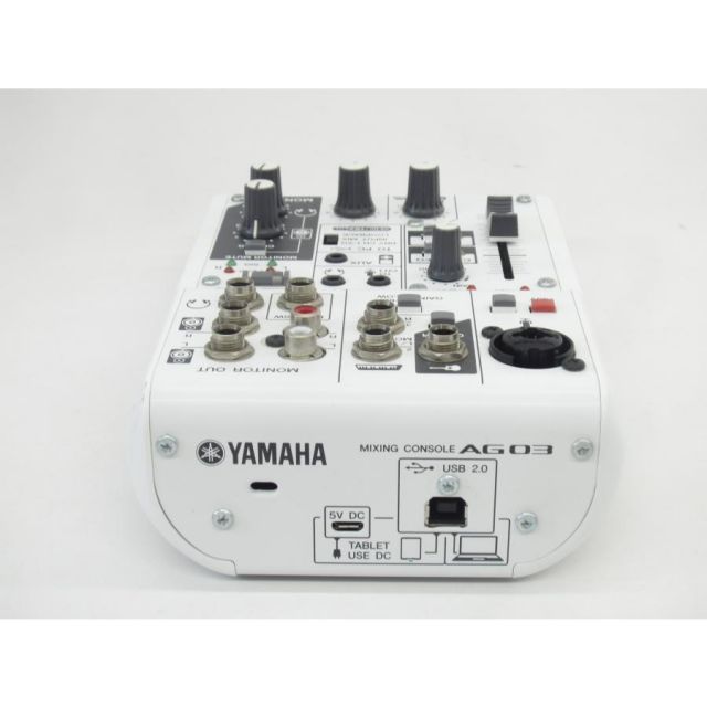 YAMAHA AG03 デジタルミキサー YAMAHA AG03 MK2 Black（ブラック） 配信用ミキサー ミキシング