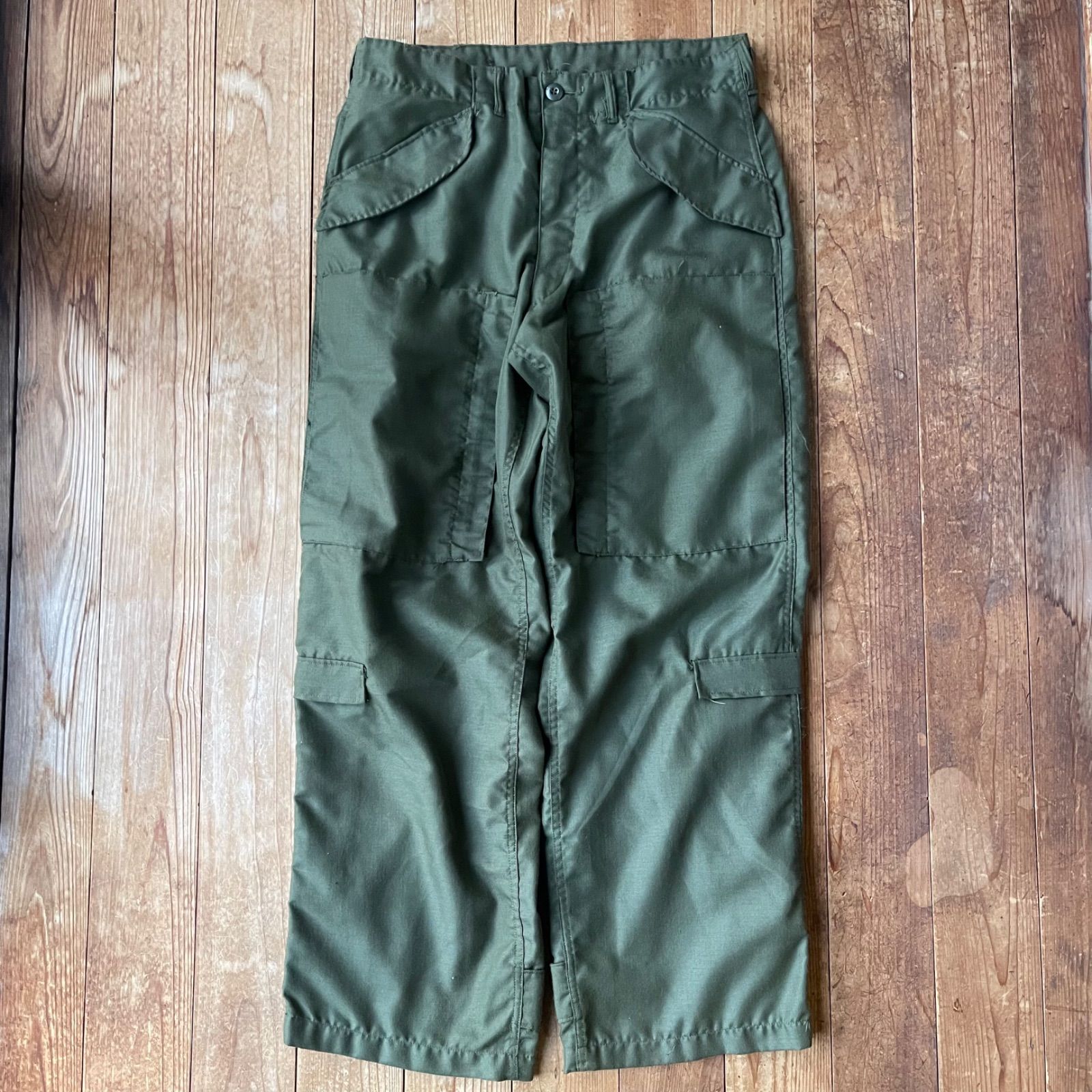70 s US ARMY helicopter crew pants 古着 ミリタリーパンツ カーゴ カーキ GENERALジッパー ヘリクルーパンツ