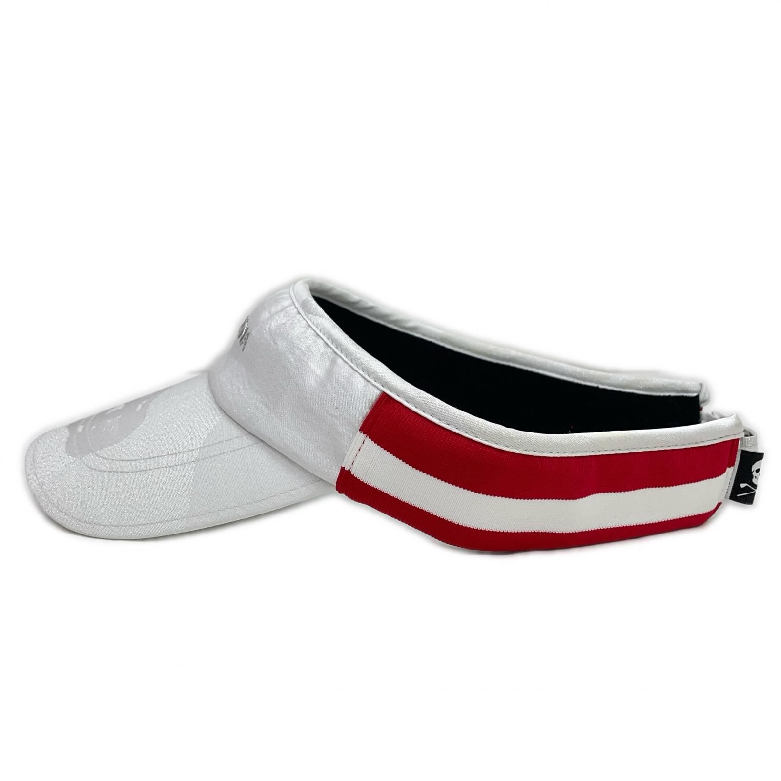 中古 マークアンドロナ MARK&LONA サンバイザー フリー 白 ホワイト