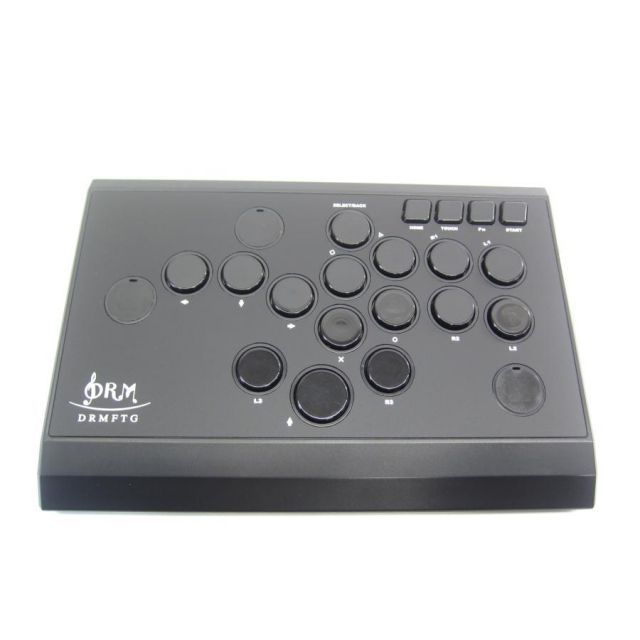 DRMFTG slim レバーレス　アケコン DRMFTG DRM Slim CherryMXモデル マットブラック レバーレス アケコン