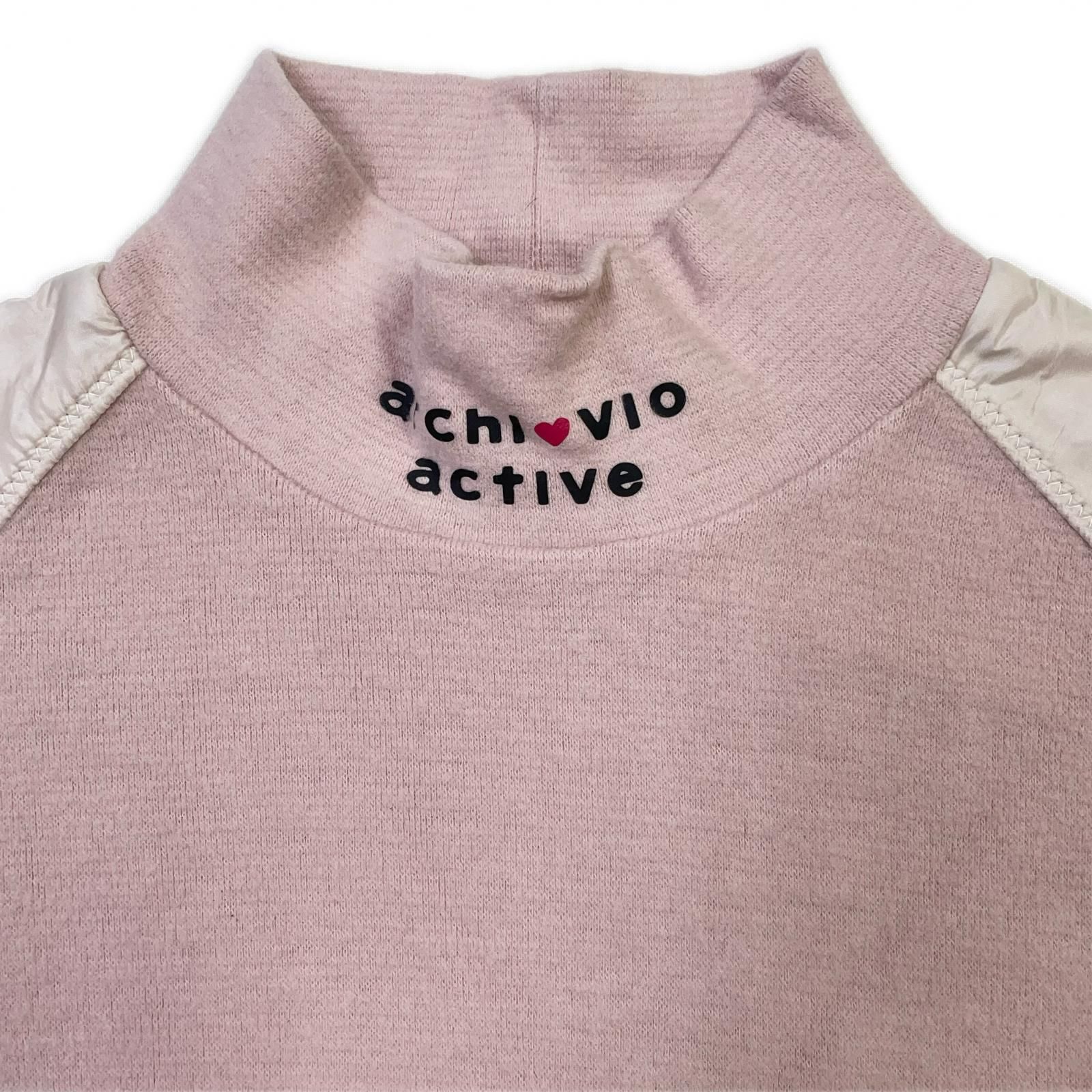 レディース アルチビオ archivio カットソー 38(M) ピンク ハイネック