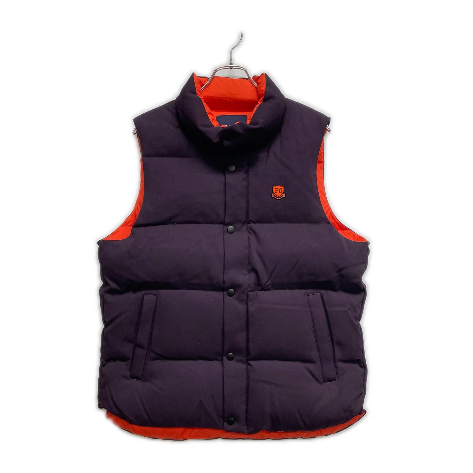 中古 メンズ パーリーゲイツ PEARLY GATES ダウンベスト 6(LL) 濃紫