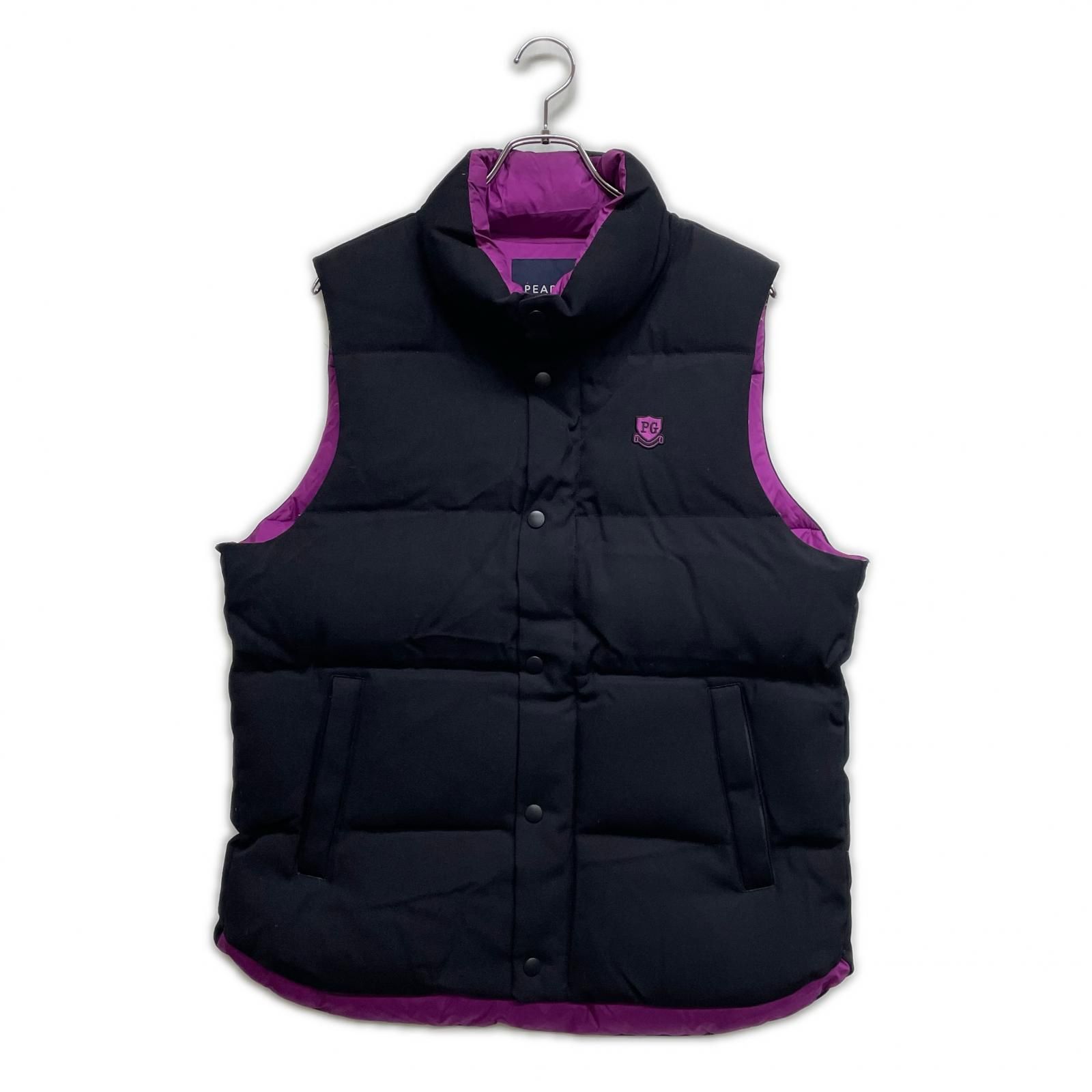 中古 メンズ パーリーゲイツ PEARLY GATES ダウンベスト 6(LL) 黒