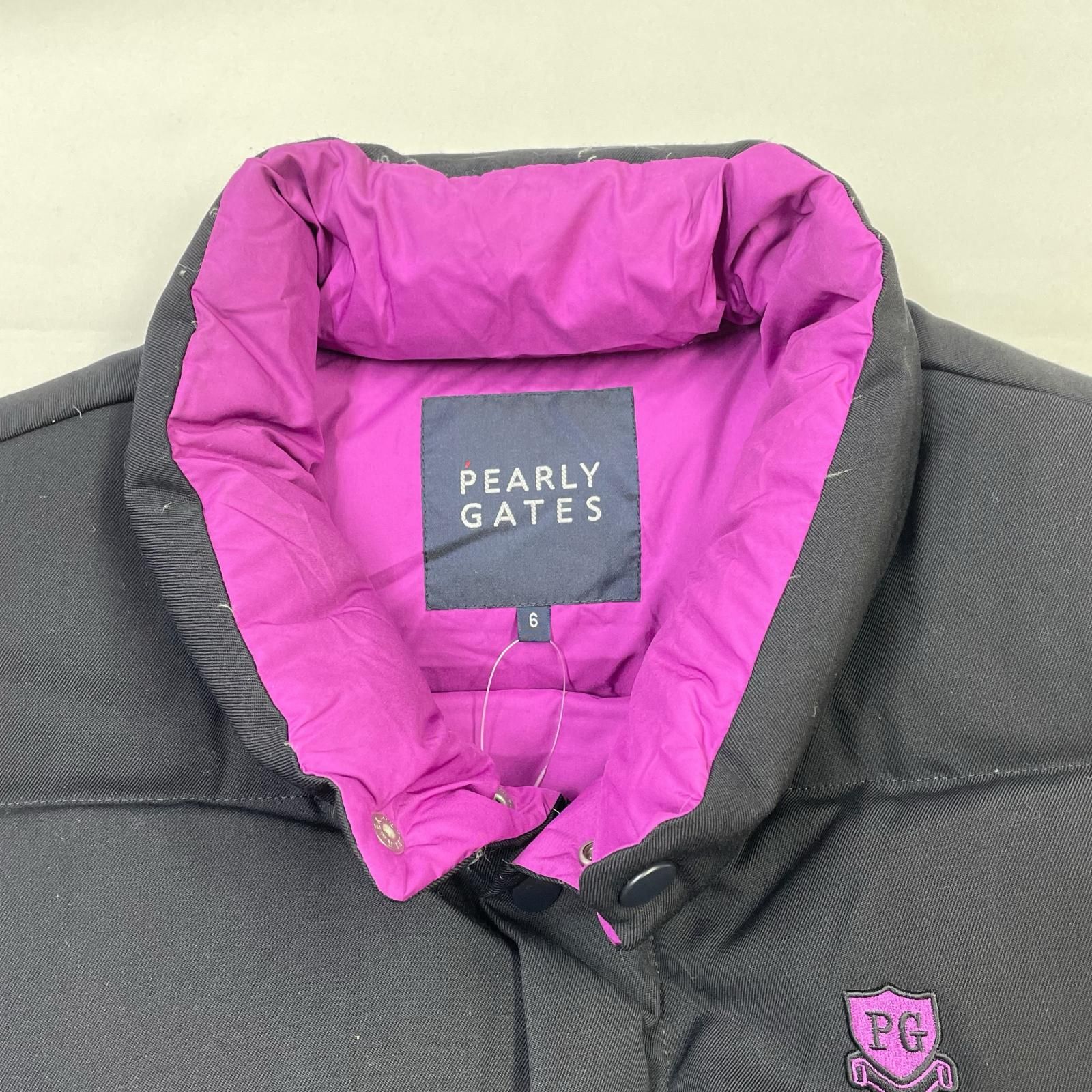 中古 メンズ パーリーゲイツ PEARLY GATES ダウンベスト 6(LL) 黒