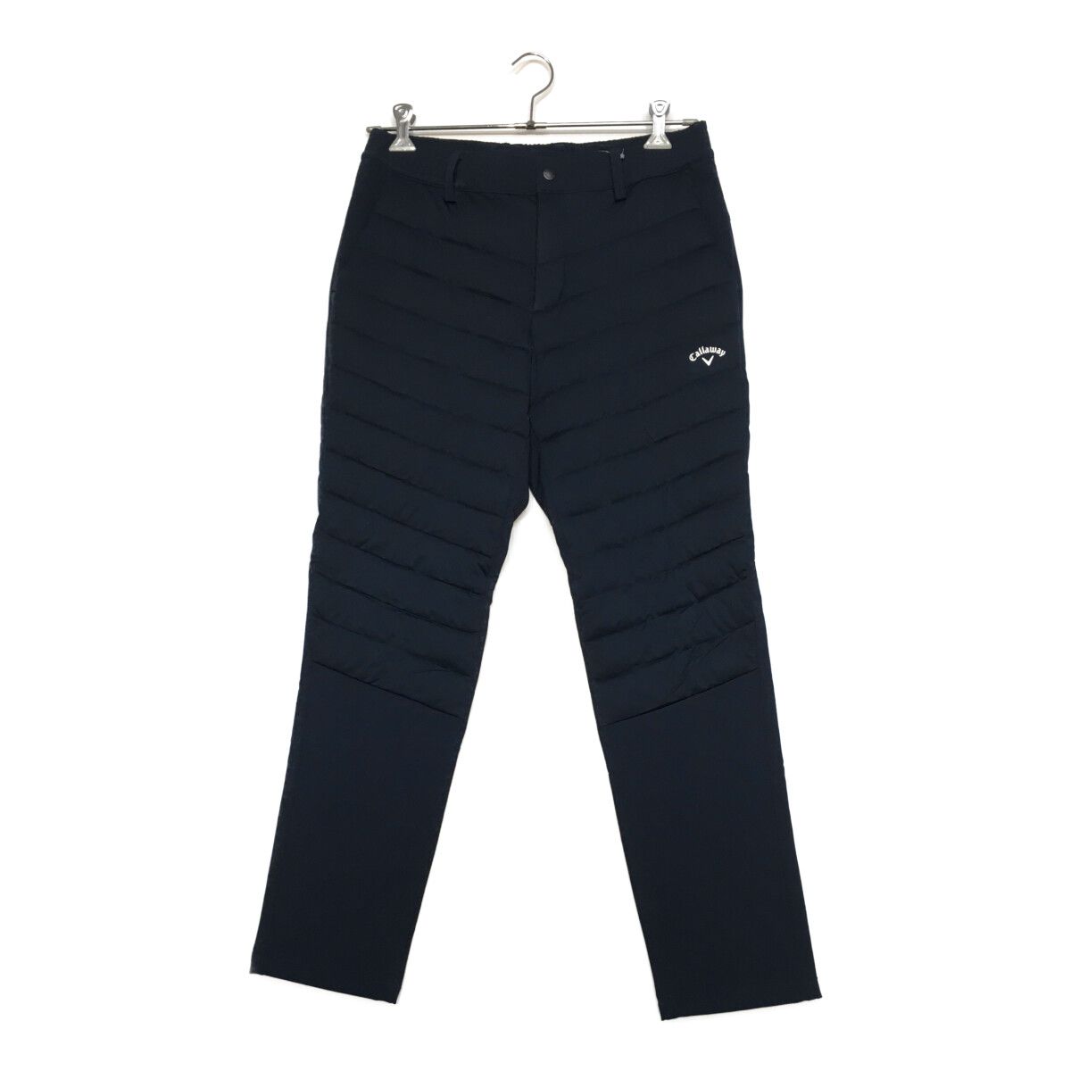 メンズ キャロウェイ Callaway パンツ L 紺 ネイビー 中綿入り 裏起毛 ウエストゴム