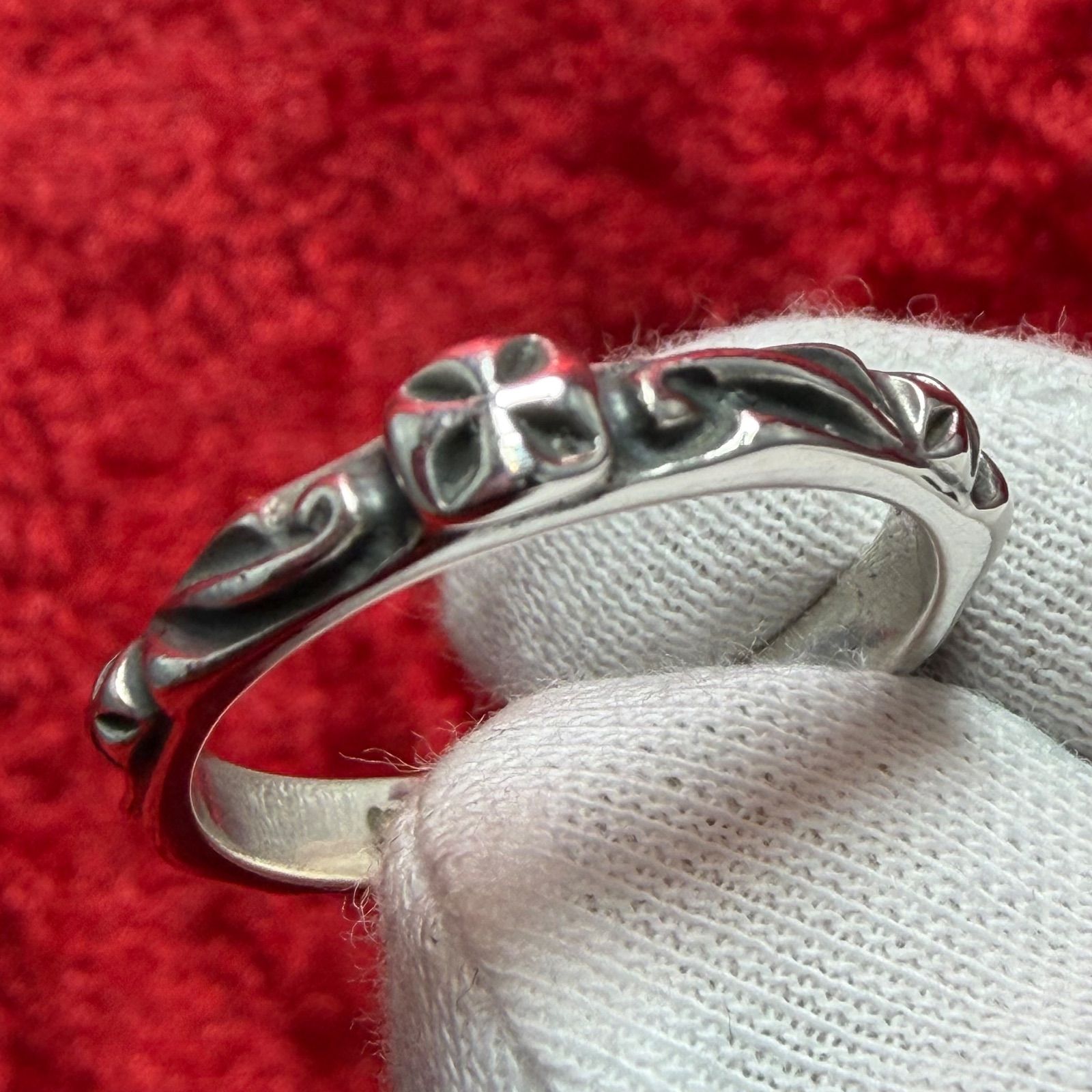 Thin Cross Ring シンクロス リング 18号x 3 5 g ビルウォールレザー Bill Wall Leather