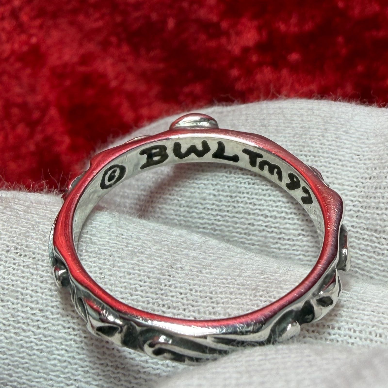 Thin Cross Ring シンクロス リング 18号x 3 5 g ビルウォールレザー Bill Wall Leather