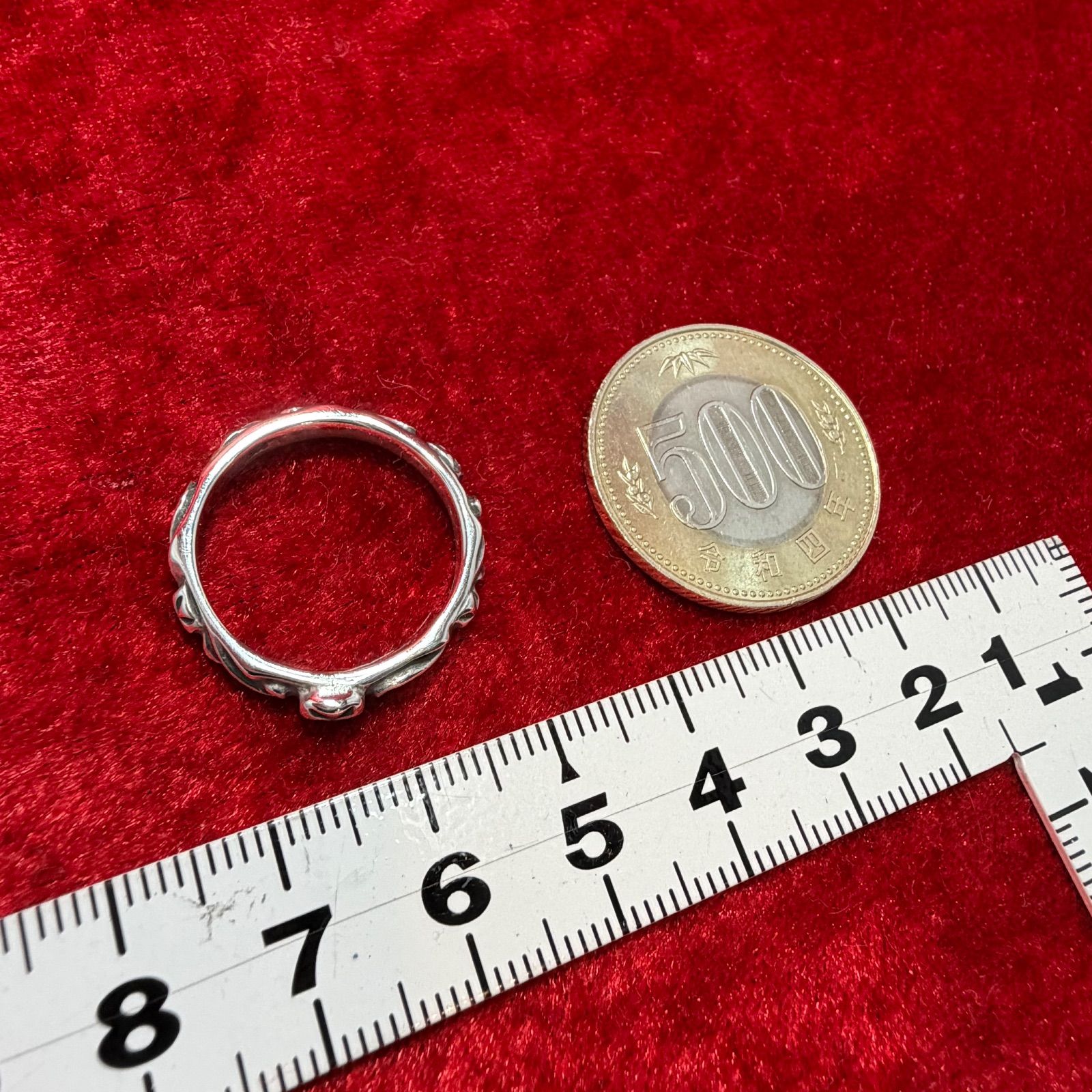  Thin Cross Ring シンクロス リング 18号x 3 5 g ビルウォールレザー Bill Wall Leather リング 指輪 アクセサリー