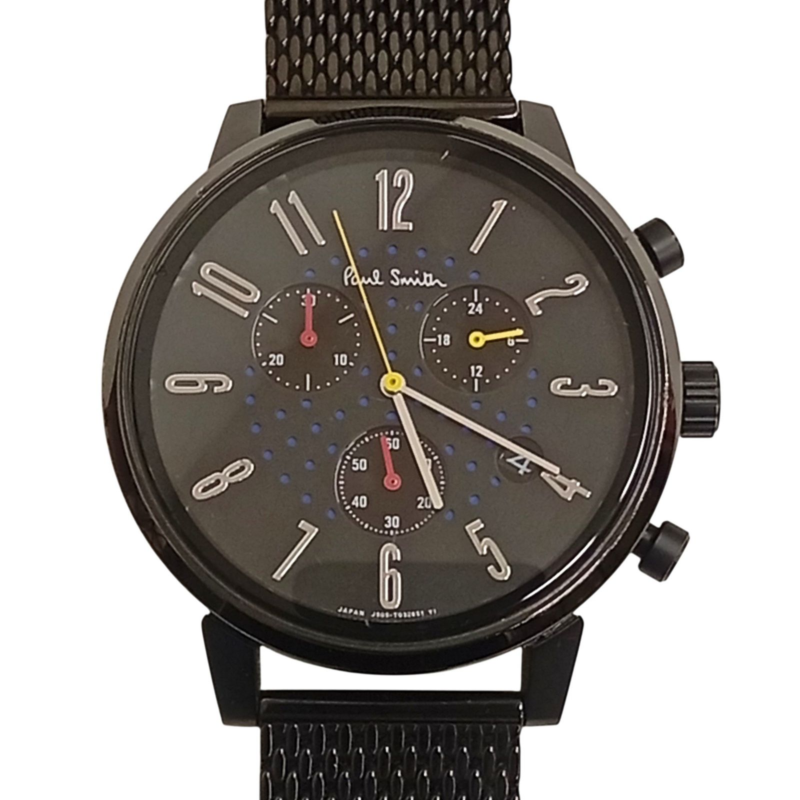 Paul Smith ポールスミス チャーチストリート クロノグラフ J 505-T 021310 クオーツ 腕時計 メンズ ウォッチ JA-25594