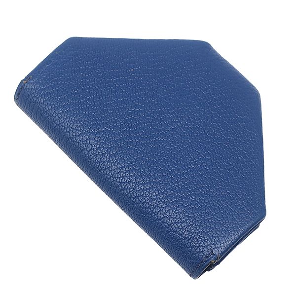 エルメス HERMES コインケース ルヴァンキャトル シェーブル ブルー系