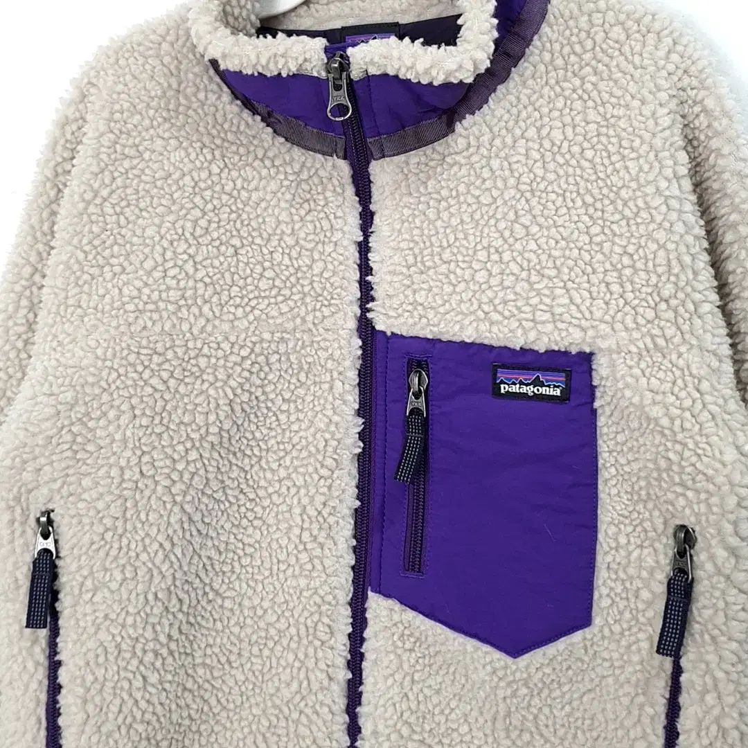 レトロ フリースジップアップ