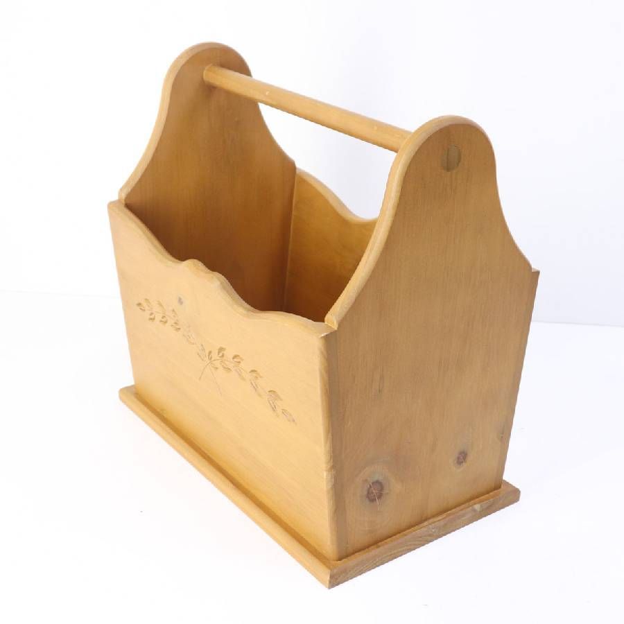 正規品 AUNT STELLA'S アントステラ マガジンラック パイン材無垢