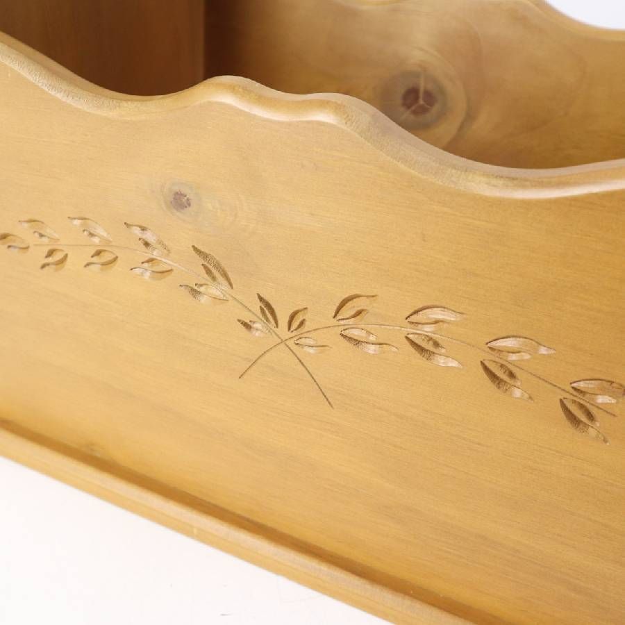 正規品 AUNT STELLA'S アントステラ マガジンラック パイン材無垢