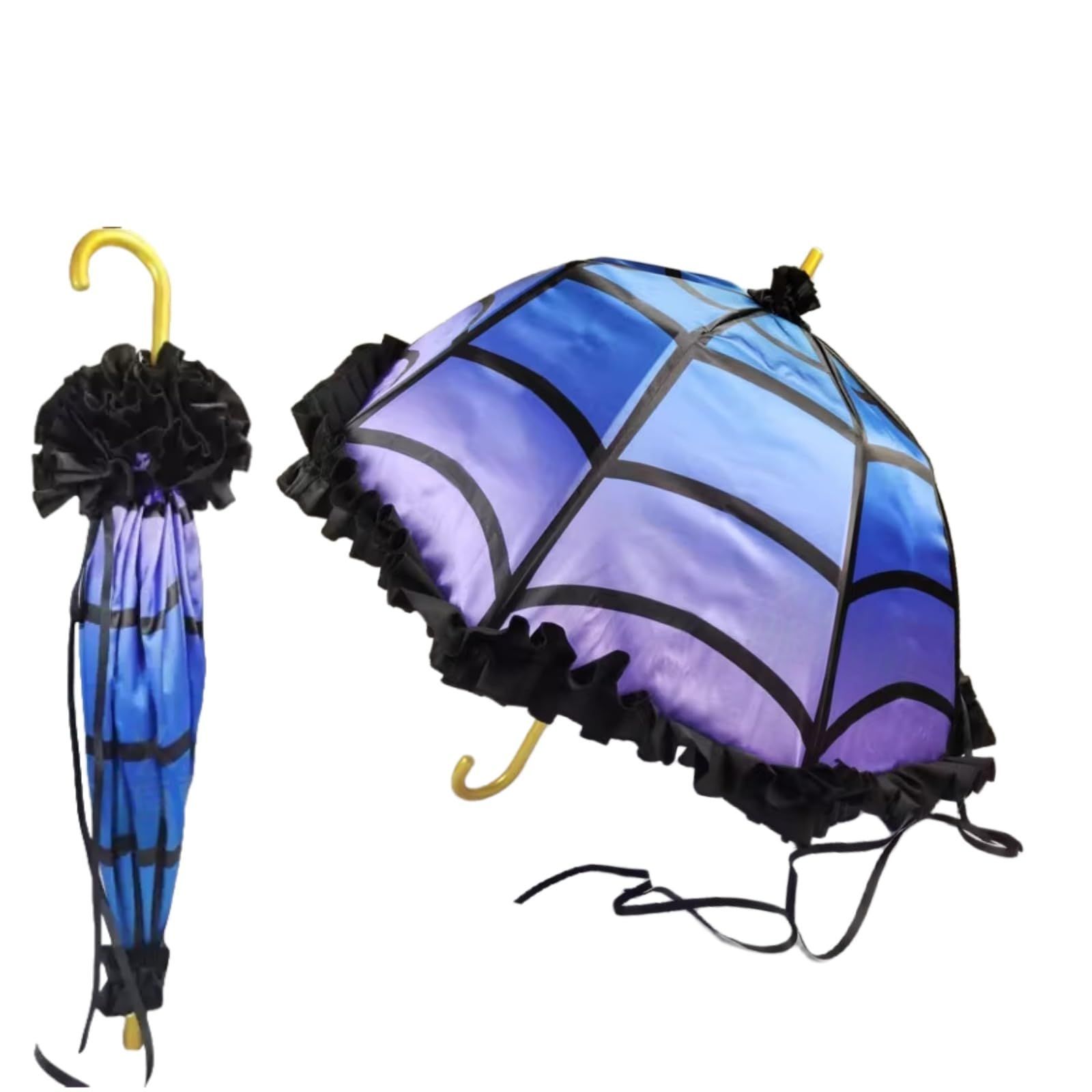 狂蘭 メロコ Meloco Kyoran コスプレ道具 かさ 武器 傘 Vtuber キャラクター 仮装 模造道具 周辺小物 萌えグッズ コスプレ衣装用