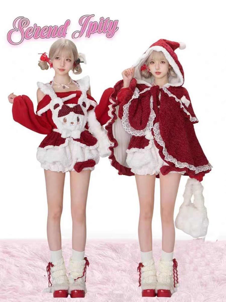 サンタ ワンピース ロリータ コスプレ レディース 大きいサイズ 洋服 サンタ衣装 仮装 コ