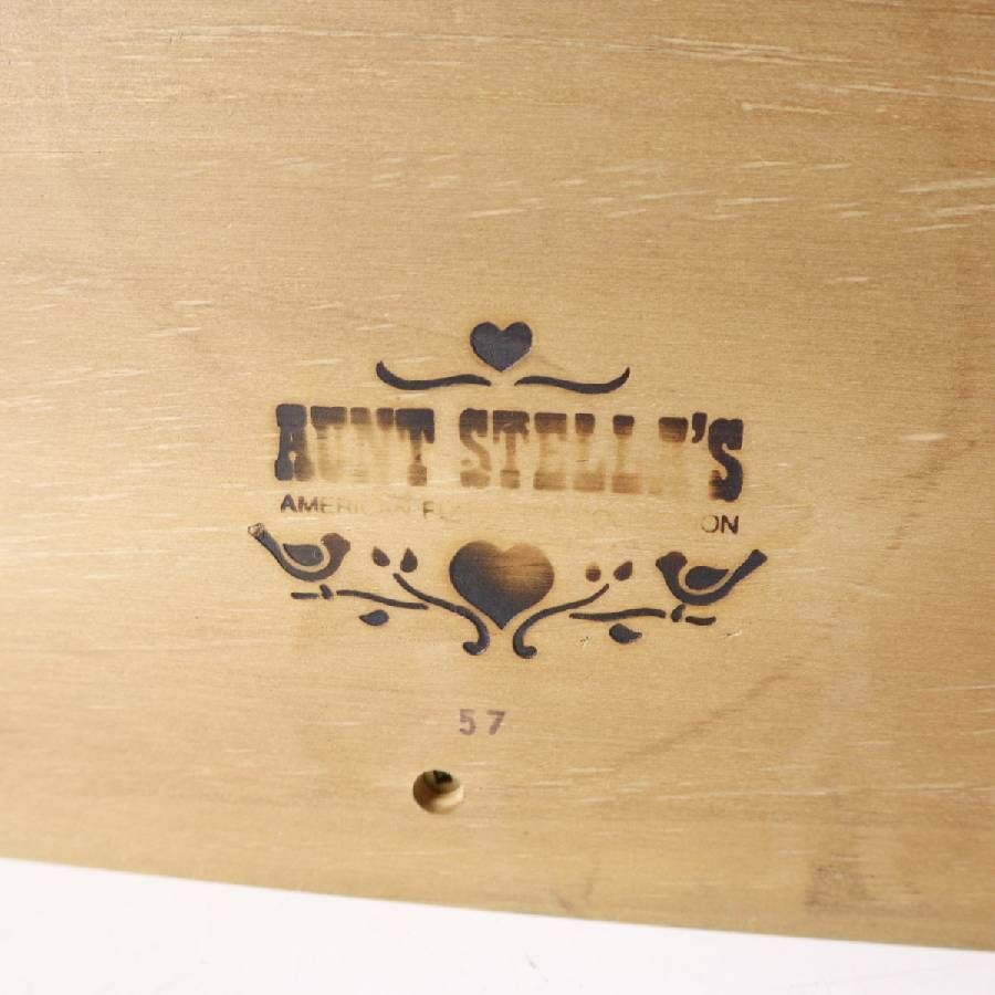 正規品 AUNT STELLA'S アントステラ マガジンラック パイン材無垢