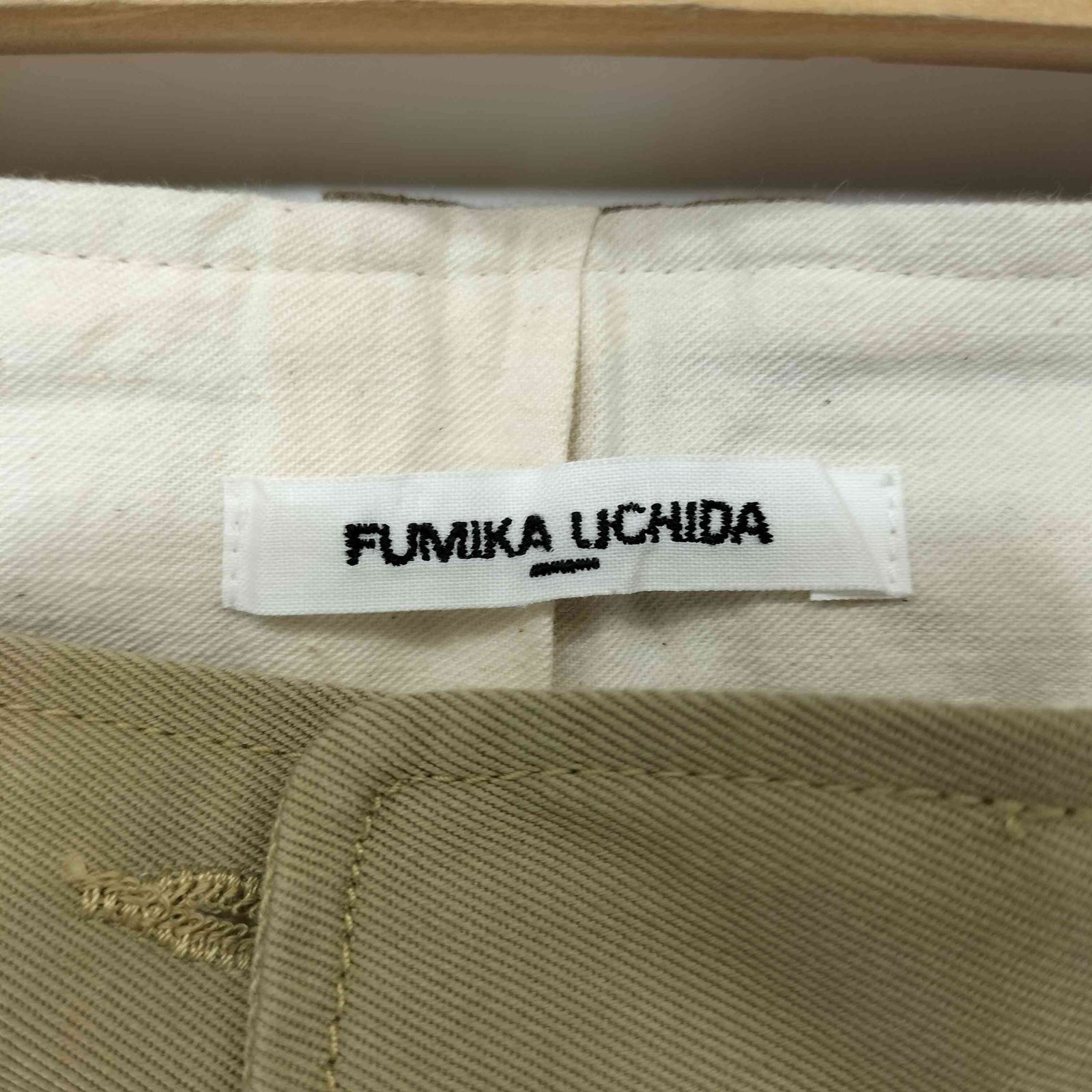 フミカウチダ FUMIKA UCHIDA 25SS UNIFORM WEAPON 2-TUCK PANTS