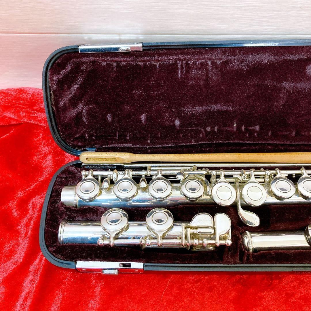 ヤマハ フルート 管楽器 吹奏楽 YFL-411Ⅱ 頭部管・主管・足部管銀製