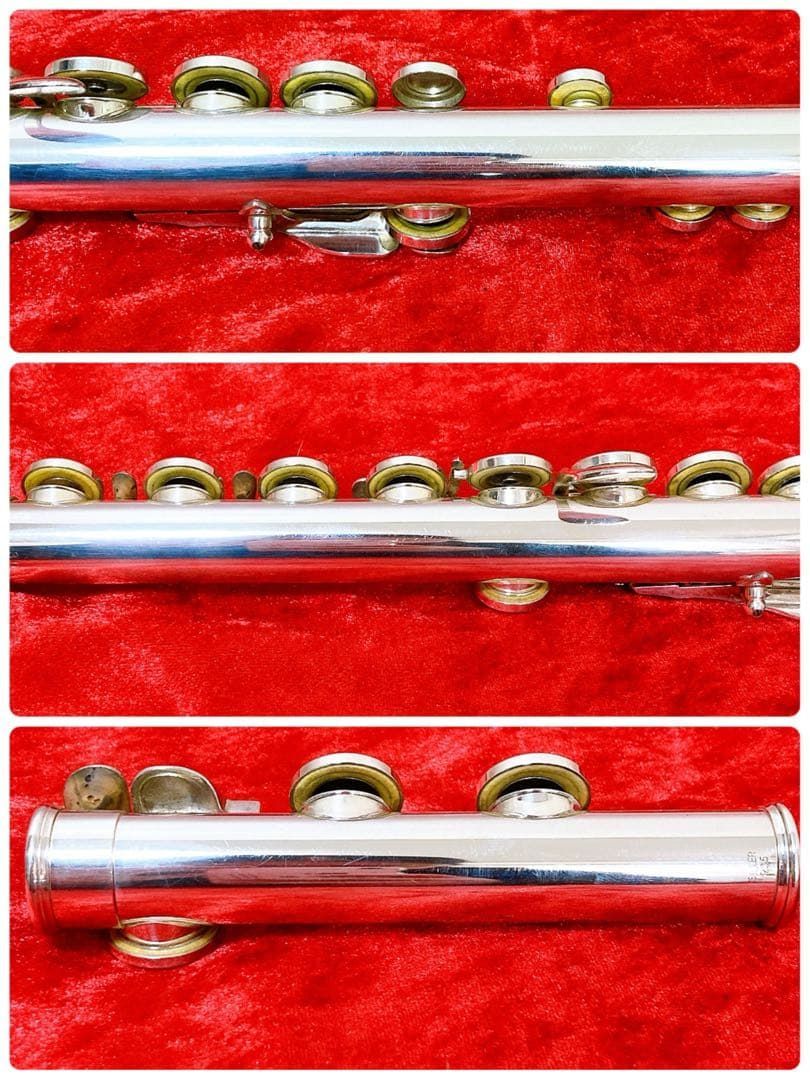 ヤマハ　フルート　管楽器　吹奏楽　YFL-411Ⅱ 頭部管・主管・足部管銀製 ヤマハ フルート 管楽器 吹奏楽 YFL-411Ⅱ 頭部管・主管・足部管銀製