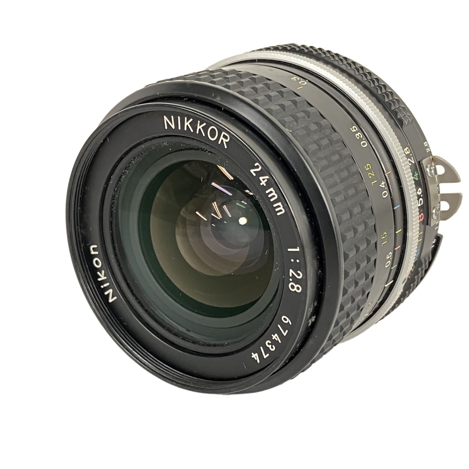 Nikon NIKKOR 24mm F2.8 単焦点 レンズ ニコン ジャンク Y10688990