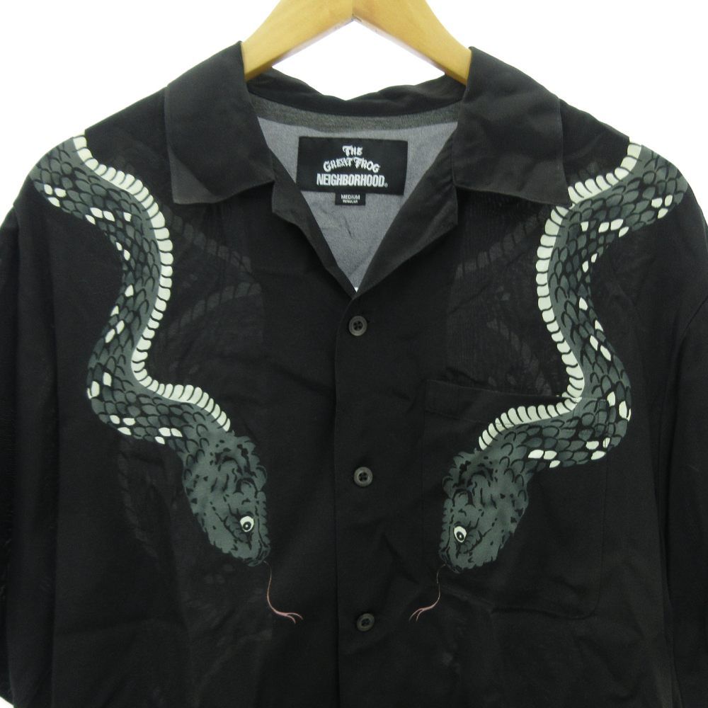 ネイバーフッド NEIGHBORHOOD × The great frog アロハシャツ オープン