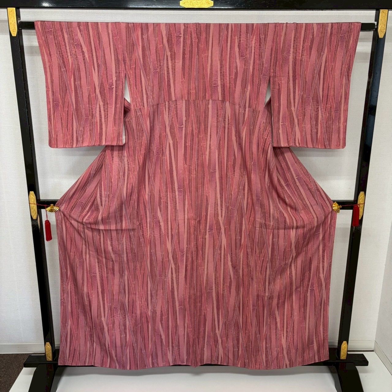 江戸小紋 竹 寄せ柄 紋無し 正絹 着物 MK-1958 - メルカリ