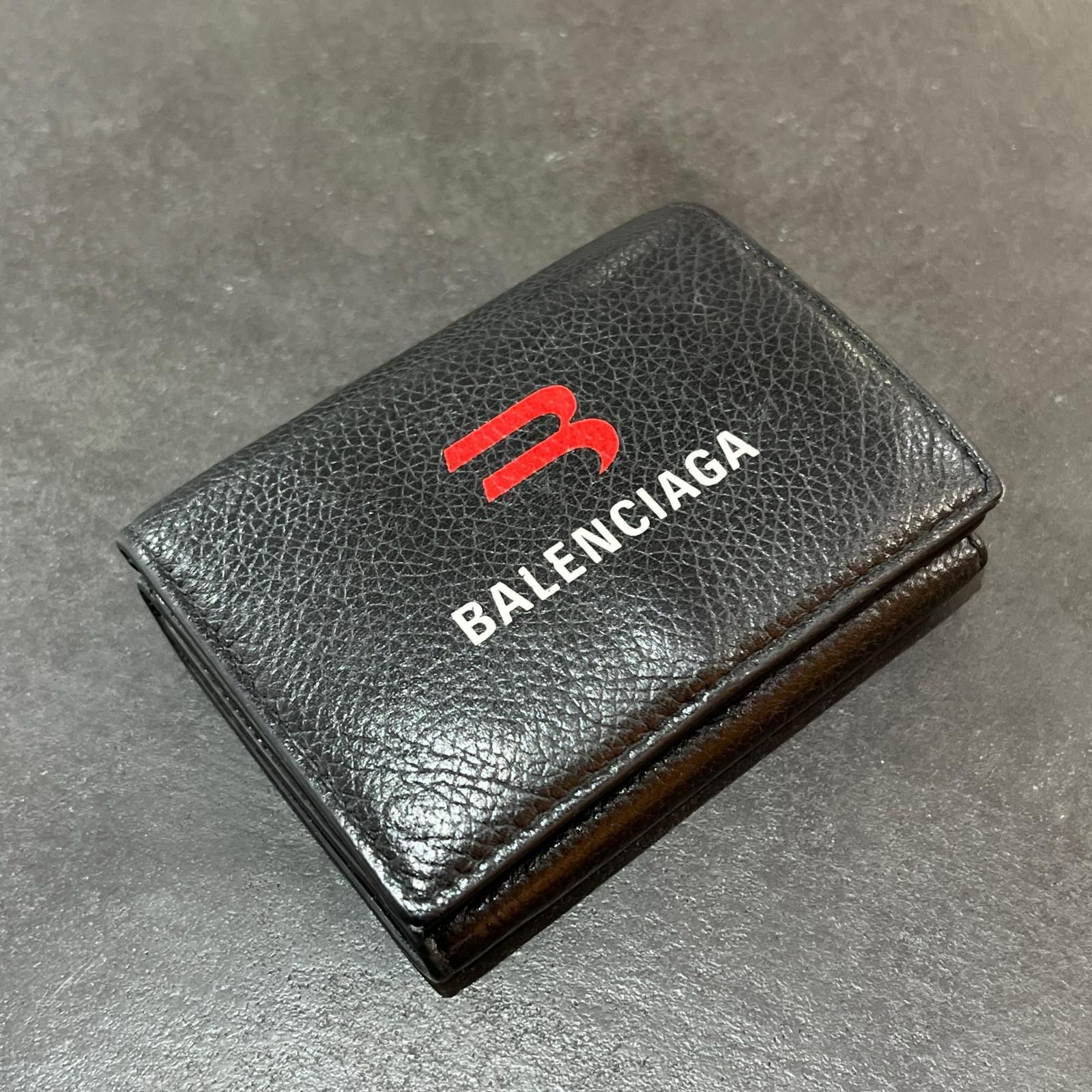 BALENCIAGA ロゴミニウォレット 三つ折り財布 バレンシアガ 594312