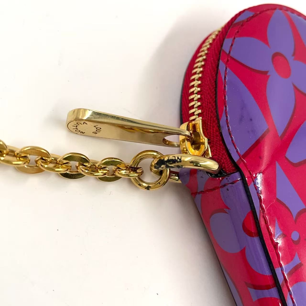 LOUIS VUITTON ポルト モネ クール スウィート モノグラム エナメル