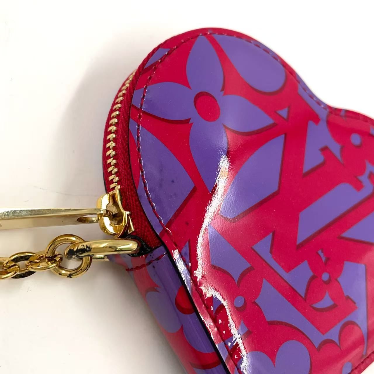 LOUIS VUITTON ポルト モネ クール スウィート モノグラム エナメル