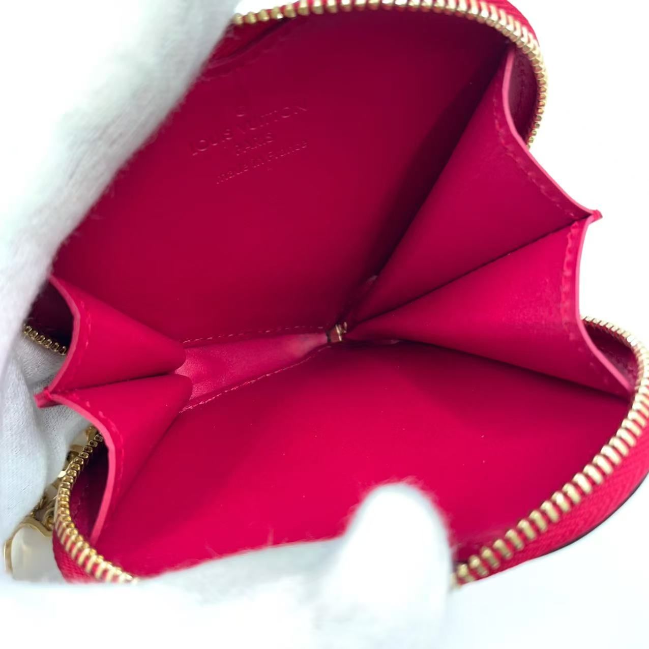 LOUIS VUITTON ポルト モネ クール スウィート モノグラム エナメル