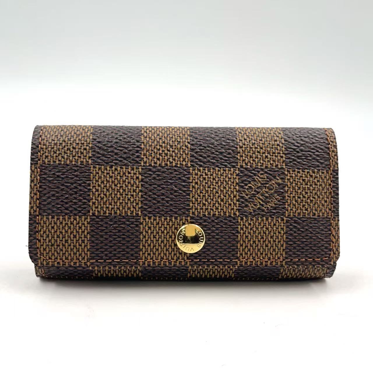 LOUIS VUITTON ミュルティクレ4 ダミエエベヌ ダミエエベヌ PVC