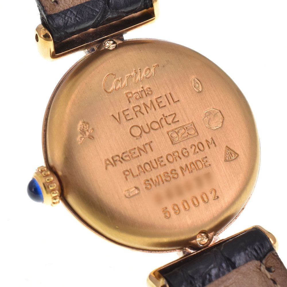 カルティエ CARTIER 590002 マストコリゼ SM SV925(GP)/レザー