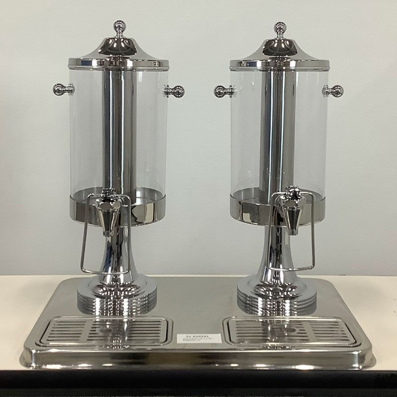 中古 KINGO ジュースディスペンサー 4L×2 ドリンクディスペンサー 業務