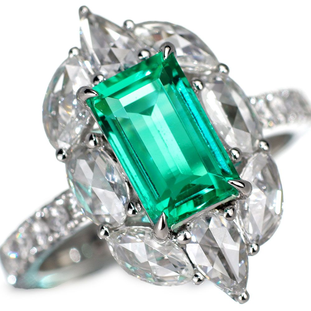 GSTV  Pt950コロンビア産エメラルドダイヤリング 商品詳細 ｜ JEWELRY SQUARE