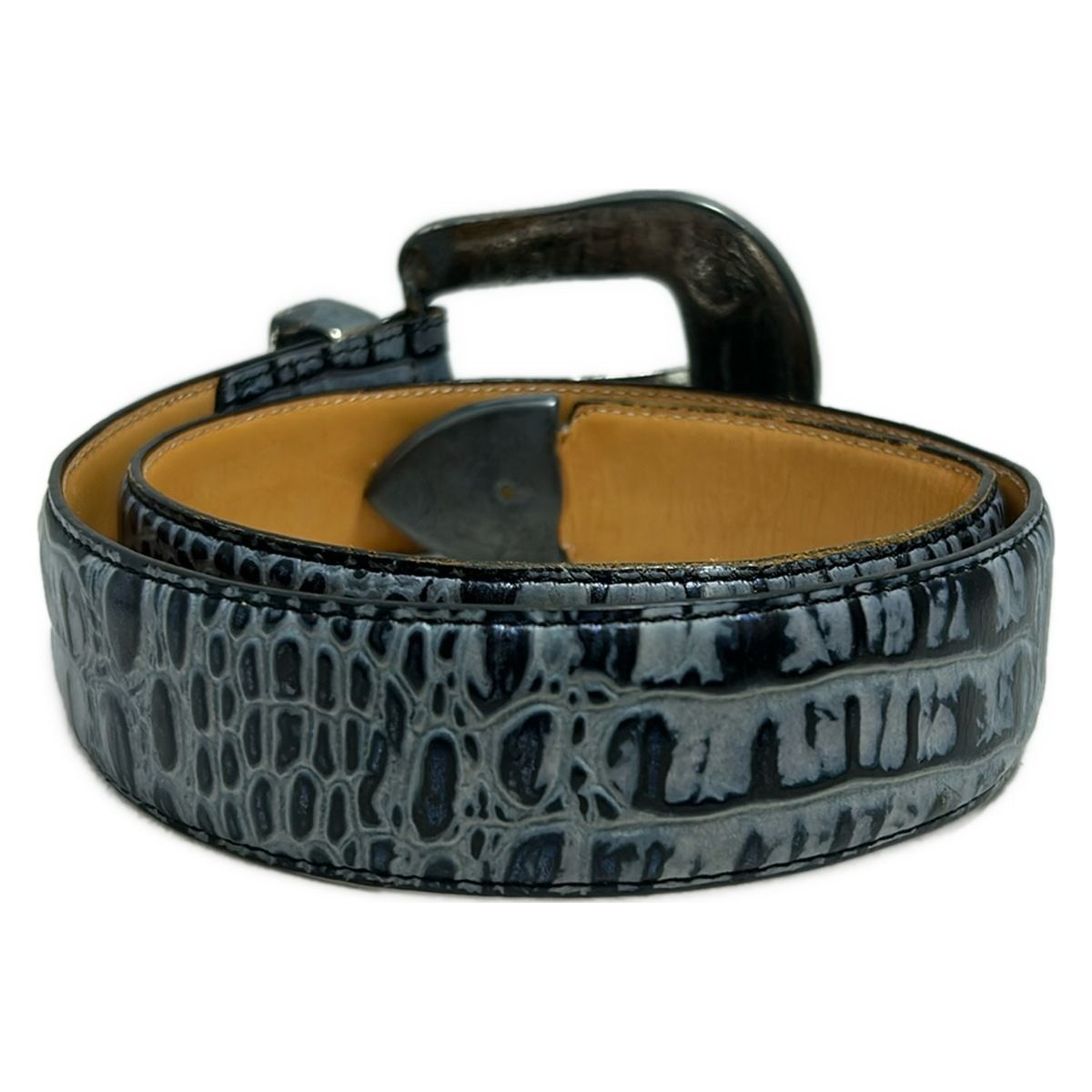 TORNADO MART(トルネードマート) ベルト Mc - 黒×ライトグレー