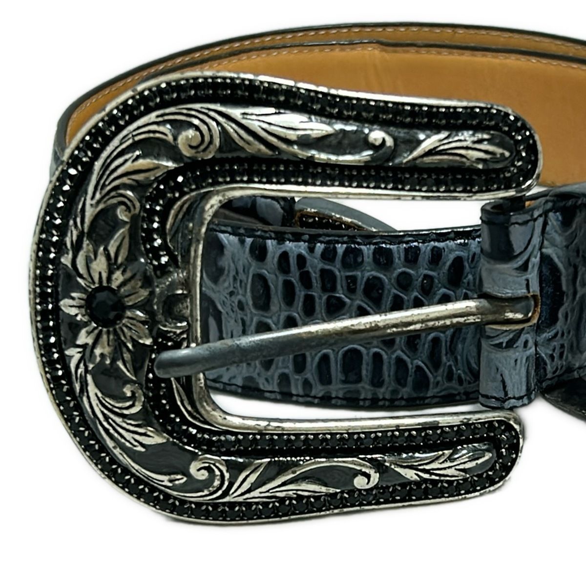 TORNADO MART(トルネードマート) ベルト Mc - 黒×ライトグレー