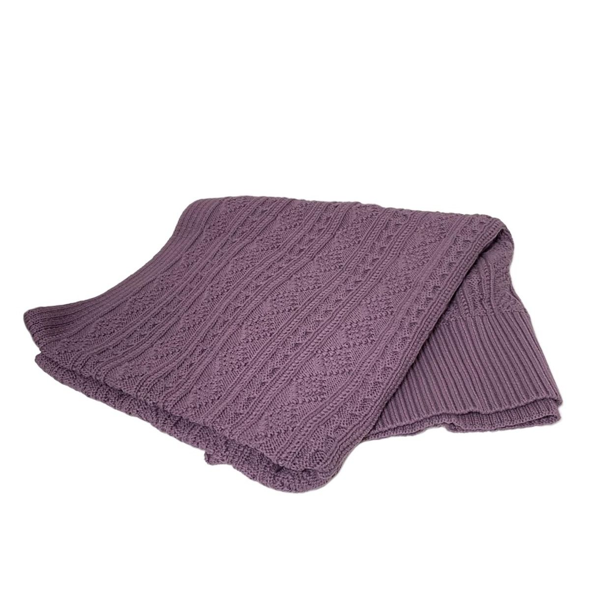 Ralph Lauren パープルブランケット RalphLauren(ラルフローレン) ブランケット美品 - パープル