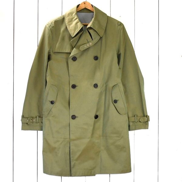 ソフネット SOPHNET. トレンチコート S 光沢カーキ チンストラップ 腰ベルト 袖先ベルト 総裏地仕上げ 春秋冬対応 / 5TK036 【送料無料】【】【メンズビジネス】202511