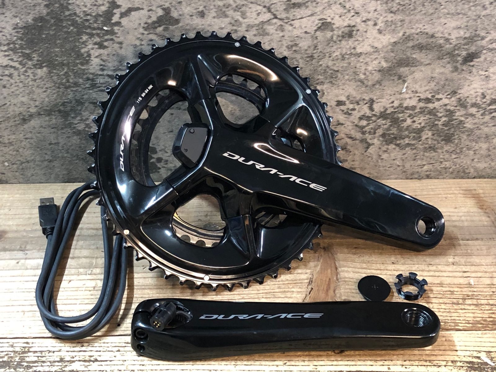 JN 251 シマノ SHIMANO デュラエース DURA ACE FC R 9200 PX パワーメーター クランクセット 50 34 T 170 mm