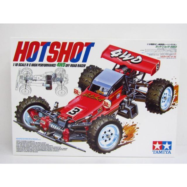 TAMIYA タミヤ 1/10 電動RC4WDレーシングバギー ホットショット4WD