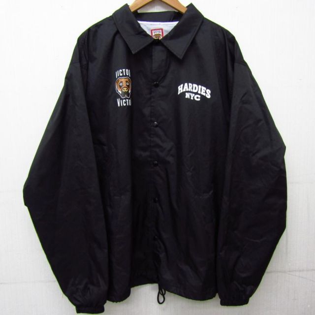 Victor Victor x Hardies コーチジャケットブラック XXL 【公式通販】