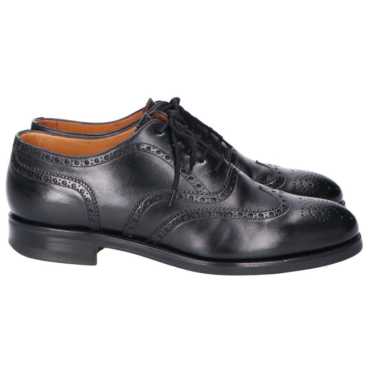 YANKO ヤンコ 104634 フルブローブ ウィングチップ レザー 7 1/2