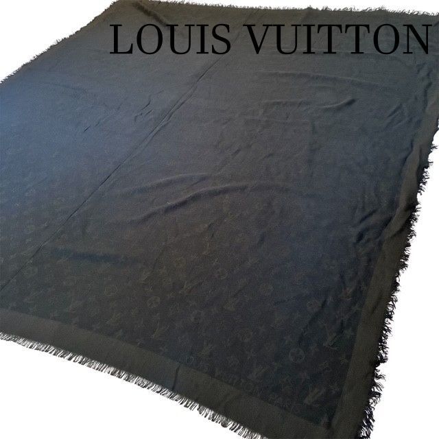 ルイヴィトン LOUIS VUITTON モノグラム 大判ストール マフラー