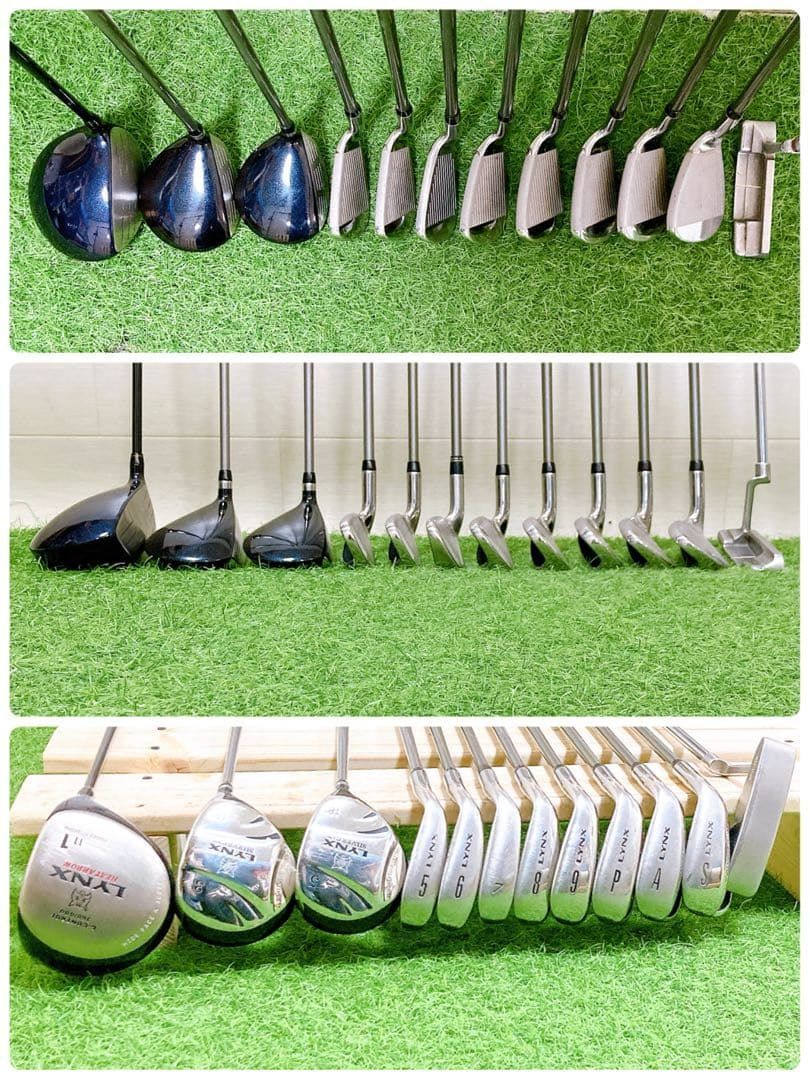 N1.初心者オススメ ゴルフクラブ メンズセット 右利き 12本 FLEX S