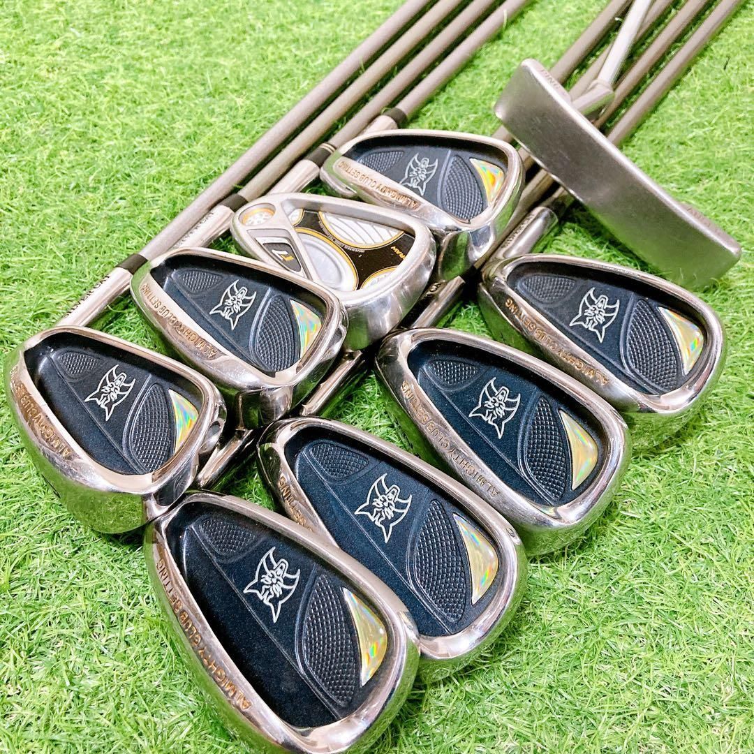 N1.初心者オススメ ゴルフクラブ メンズセット 右利き 12本 FLEX S