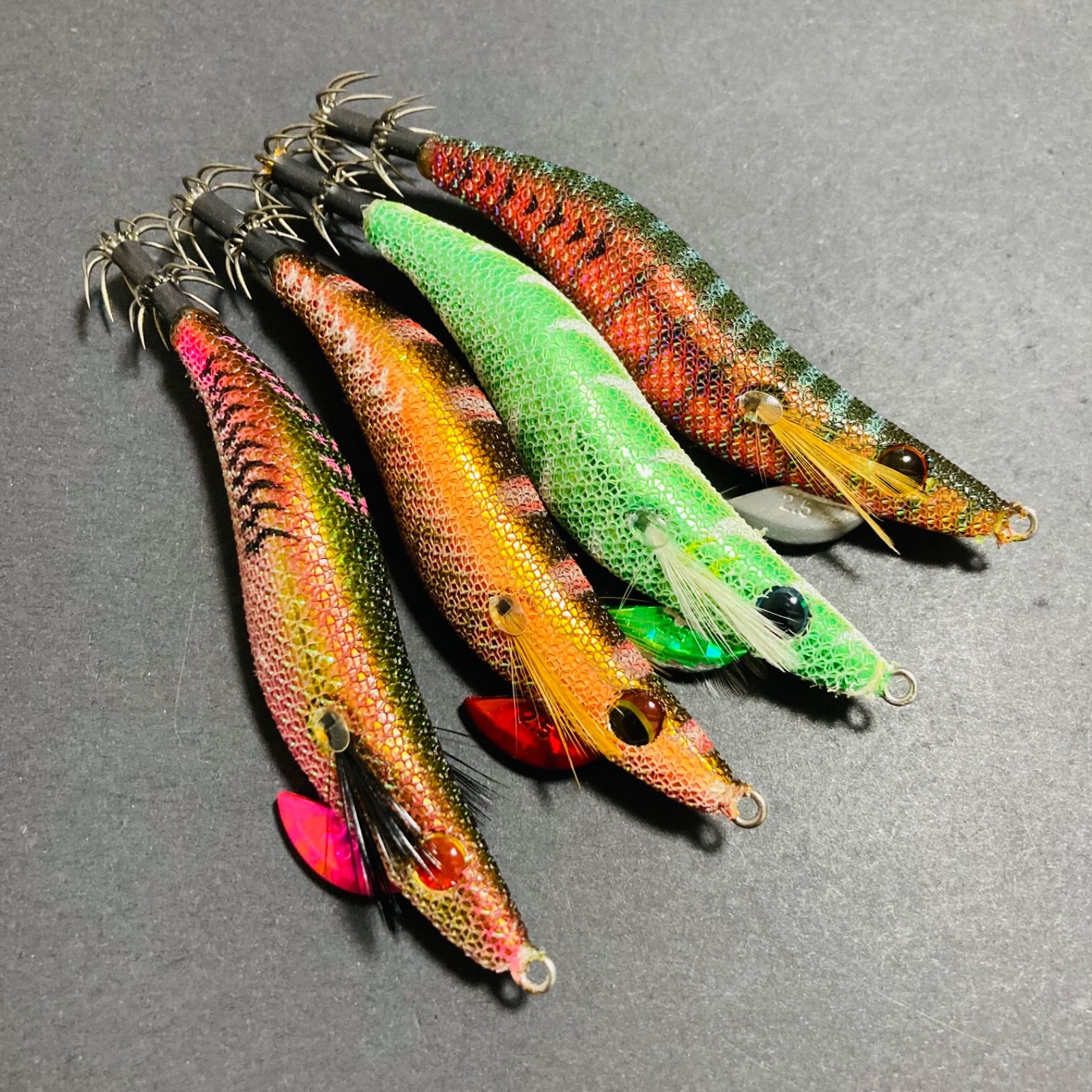 中古　美品　エギ 18個セット 多色 墨族 2.5号 エギ エギセット ハリミツ スミゾク Harimitsu Sumizoku