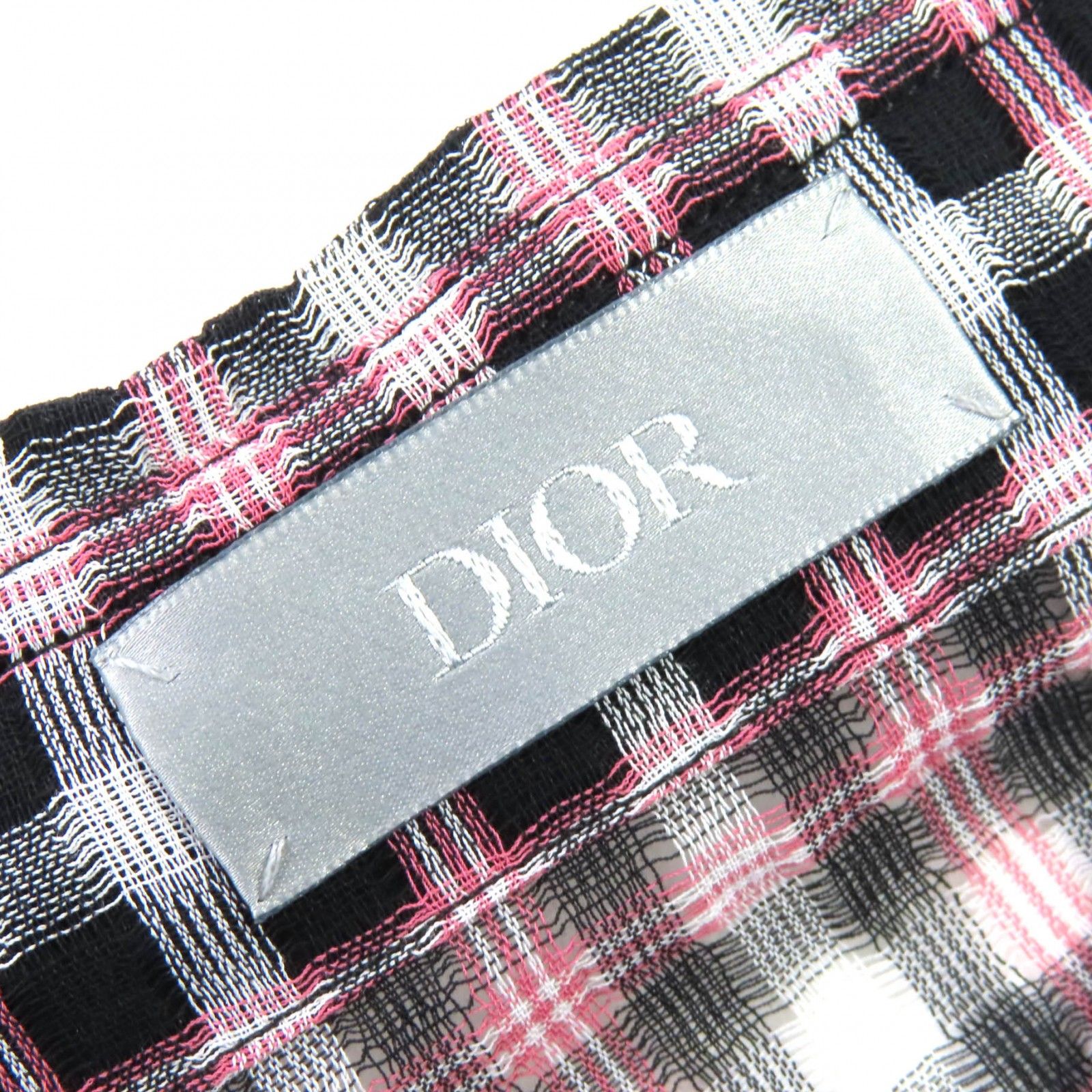 極美品△DIOR ディオール オム 293C516A5571 コットン100％ ロゴボタン