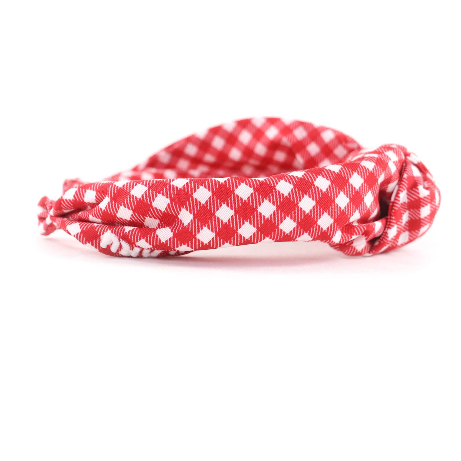 極美品☆MIUMIU ミュウミュウ ロゴ刺繍入り ギンガムチェック リボン